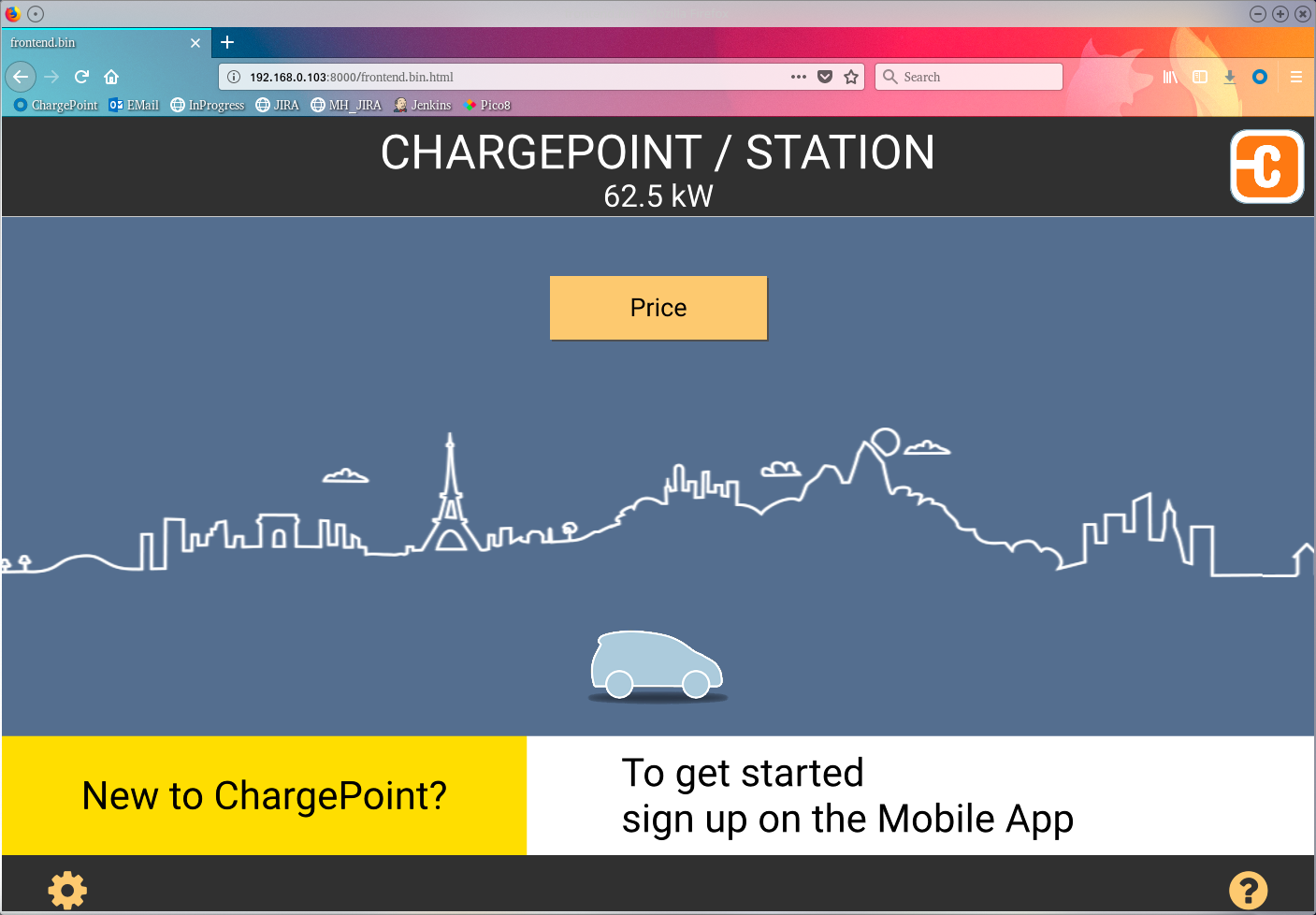 ChargePoint Qt-WebAssembly Simulator